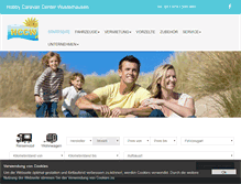 Tablet Screenshot of caravan-wusterhausen.de